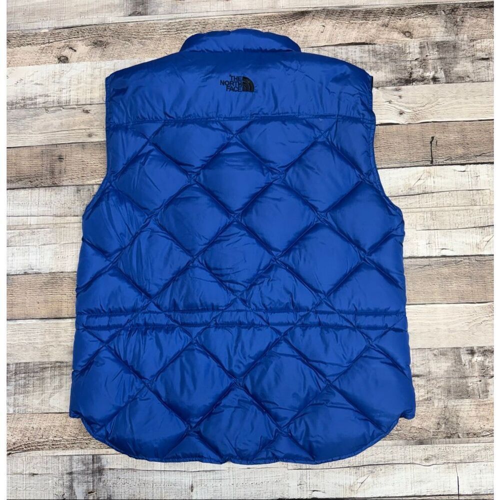 Vintage The North Face 700 Fill Goose Down Puffer Vest Blue Outdoor Retro Unisex - Picture 2 of 11